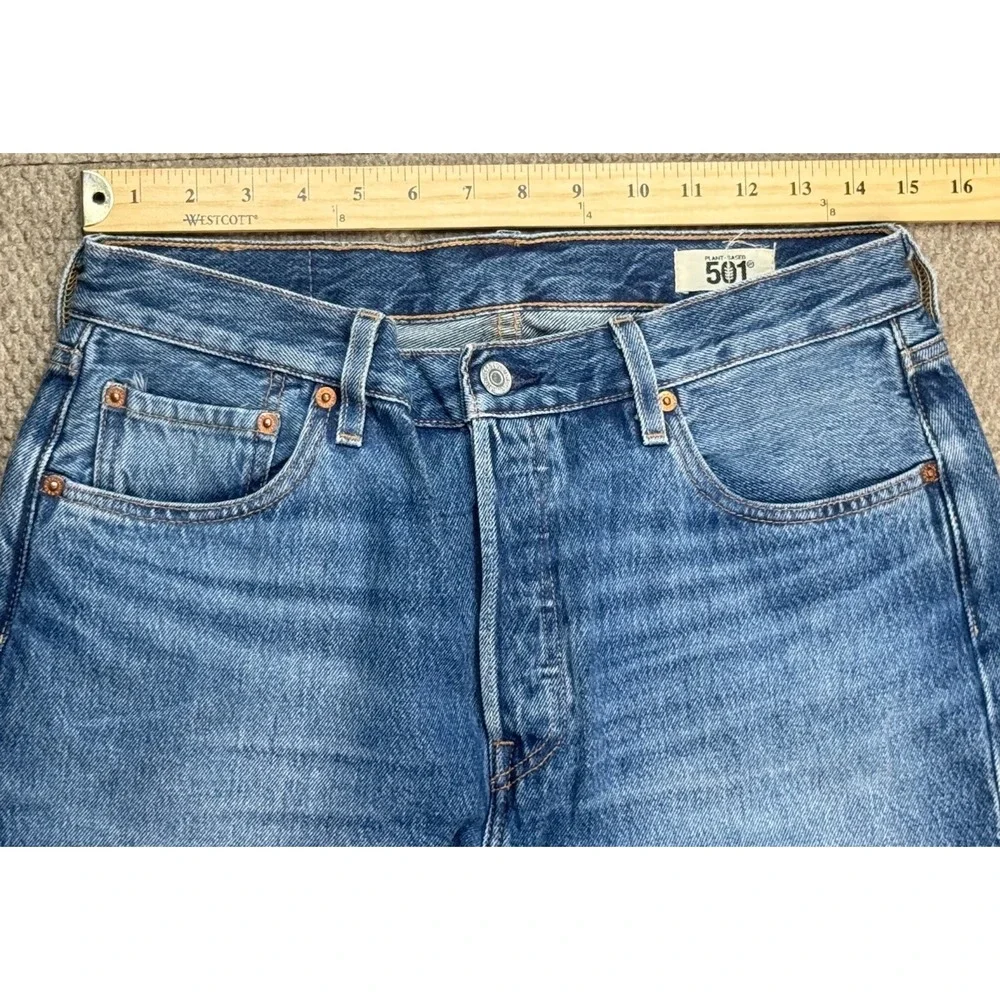 Levi's 501xx Plant Based Button Fly‎ Men's 5 Pocket Denim Jeans Size 29x30